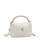 Chanel 19 White Flap Bag