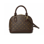 Louis Vuitton Alma BB Brown Leather Bag