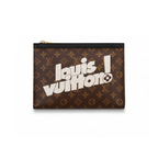 Louis Vuitton Pouch Leather Graphic Logo