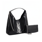 Saint Laurent Le 5 A 7 Leather Hobo Bag