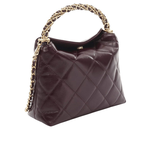 Chanel Hobo Bag - Deep Burgundy, Quilted Leather with Gold-Tone Hardware