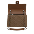 Chanel Flap Bag - Beige Jersey Material
