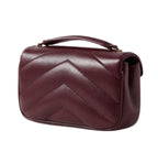 Saint Laurent Loulou Mini Bag - Burgundy / Red Hue