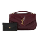 Saint Laurent Loulou Mini Bag - Burgundy / Red Hue