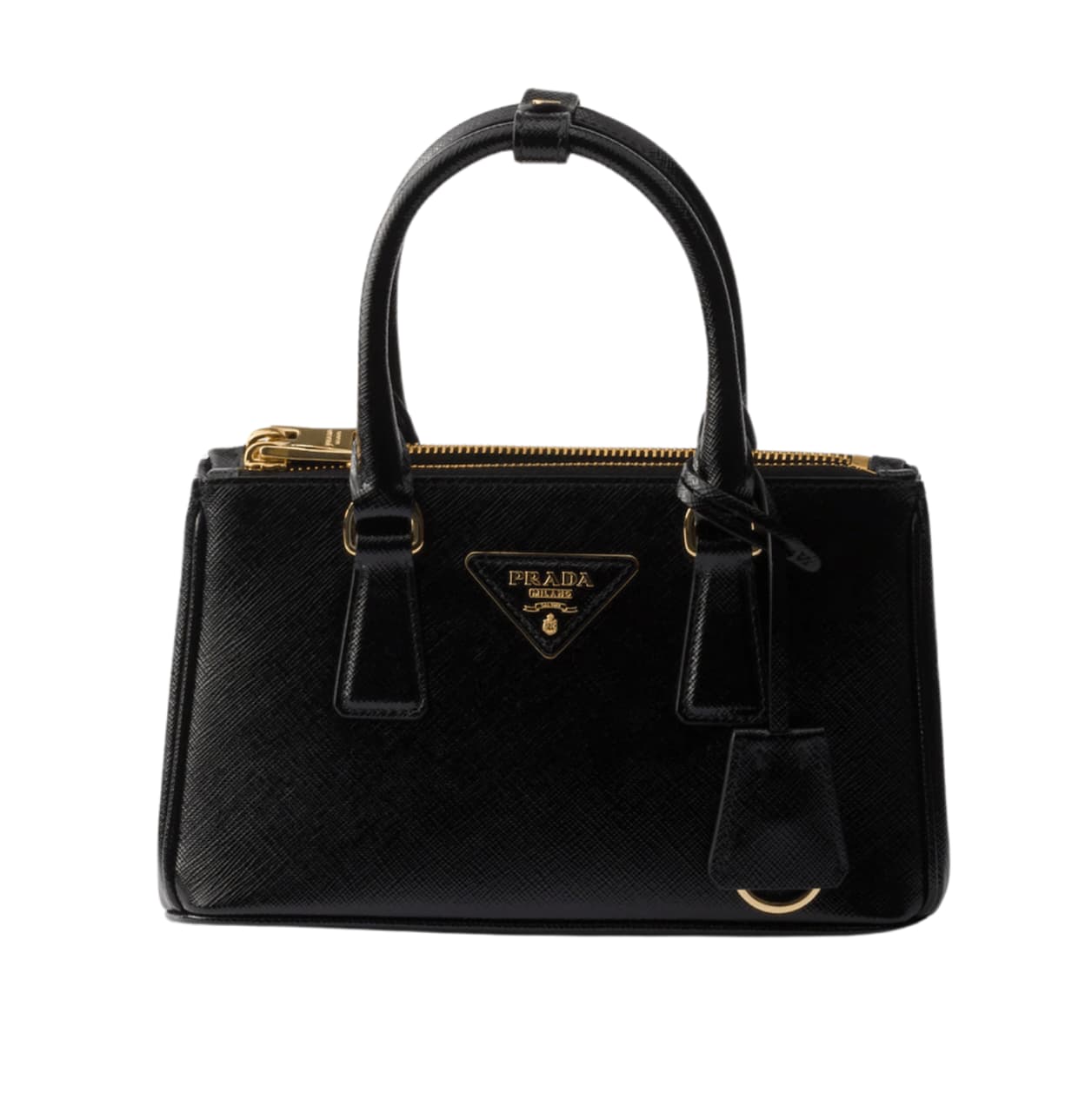 Prada Galleria Mini Bag Black Saffiano Leather