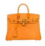 Hermès Birkin 25 Handbag - Mango Epsom