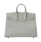 Hermès Birkin 25 Handbag Pale Grey