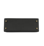 Hermès Kelly 28 Sellier Handbag - Black Epsom Leather with Gold Hardware