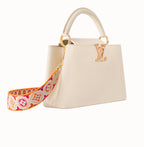 Louis Vuitton Capucines Cream Taurillon Leather