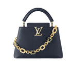 Louis Vuitton Capucines BB Navy Blue Taurillon Leather