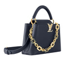 Louis Vuitton Capucines BB Navy Blue Taurillon Leather