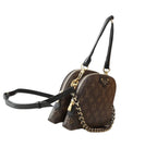 Louis Vuitton Nano Alma Bag - Monogram Canvas with A Black Leather