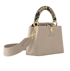 Louis Vuitton Capucines BB Galet Grey Taurillon Leather