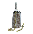 Louis Vuitton Capucines White / Brown Crocodilian Leather