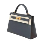 Hermès Mini Kelly Ii Sellier Bag - Dark Grey Epsom Leather
