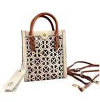 Tory Burch T Monogram Laser-Cut Mini Tote Bag
