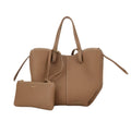 Polène Cyme Mini Textured Camel Leather