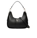 Guess Noreen Top Zip Shoulder Bag Black Polyurethane