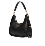 Guess Noreen Top Zip Shoulder Bag Black Polyurethane