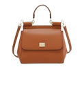 Dolce & Gabbana Miss Sicily Bag Brown Leather