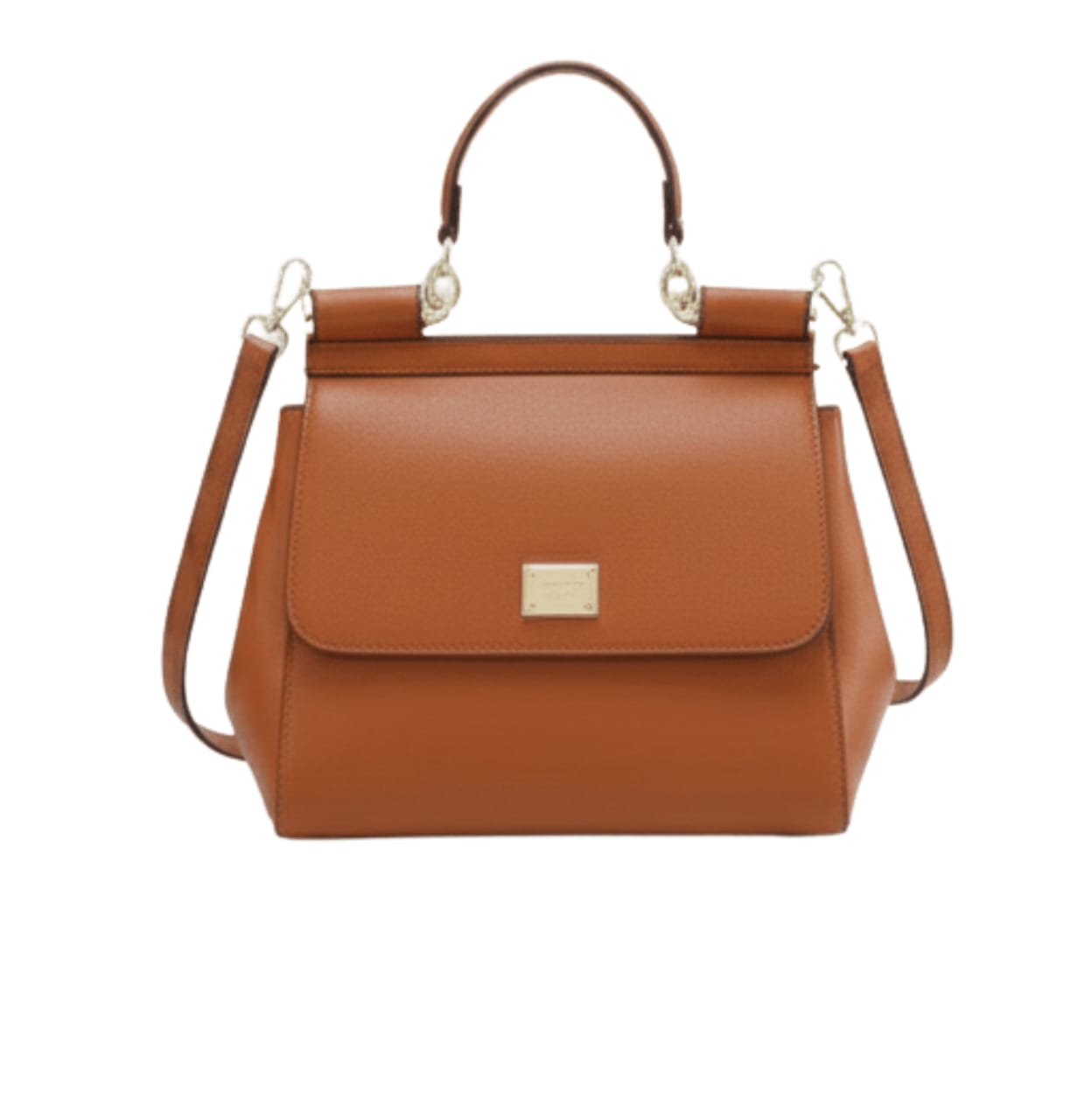 Dolce & Gabbana Miss Sicily Bag Brown Leather