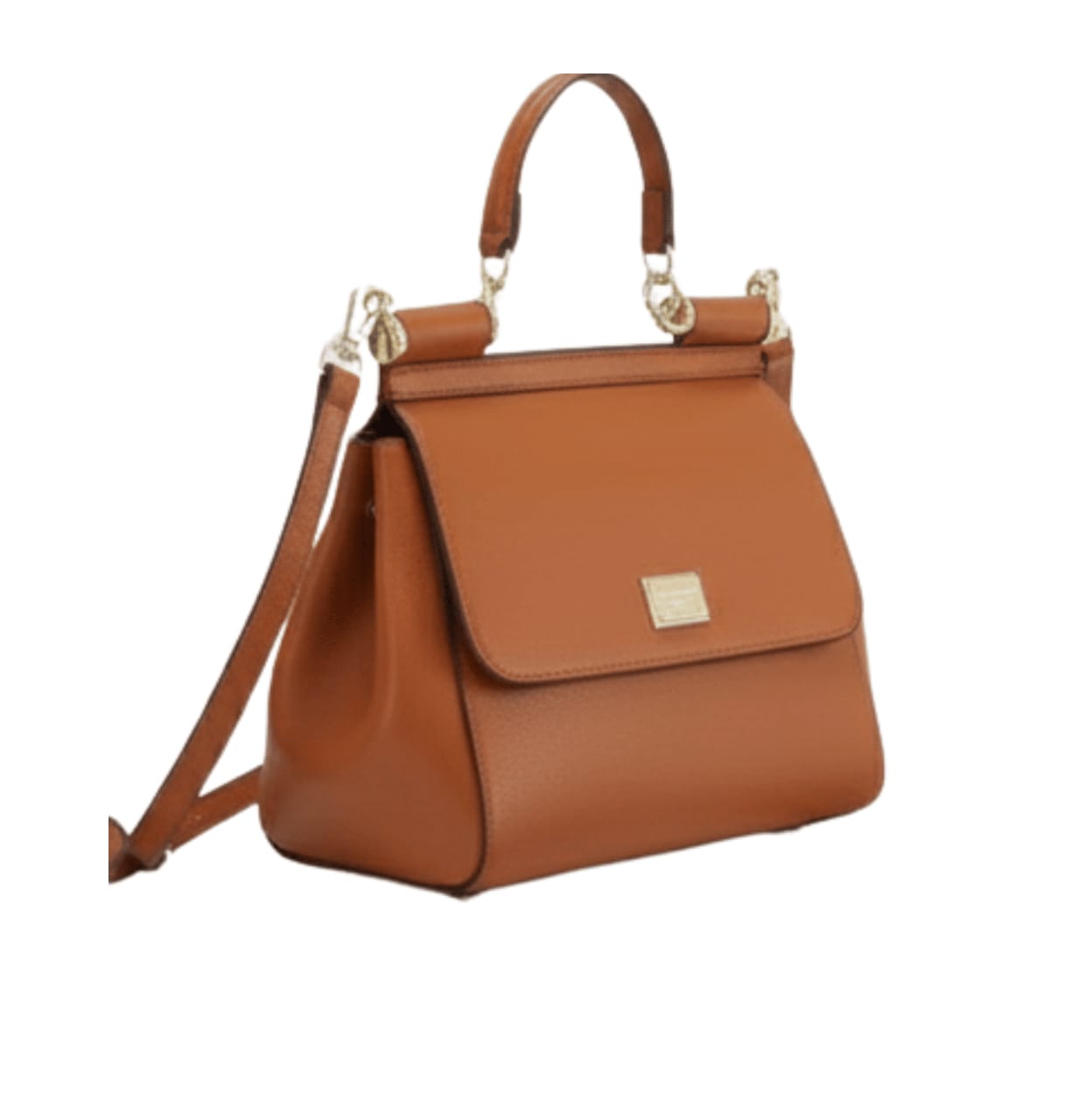 Dolce & Gabbana Miss Sicily Bag Brown Leather