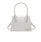 Jacquemus Le Chiquito Bag - Crocodile-Embossed Leather Finish