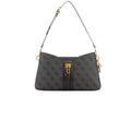 Guess Coal Logo Printed Elite Shoulder Bag