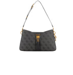 Guess Coal Logo Printed Elite Shoulder Bag