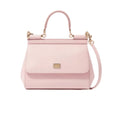 Dolce & Gabbana Sicily Light Pink Dauphine Leather Bag