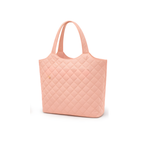 YSL Icare Maxi Quilted Lambskin Tote Pale