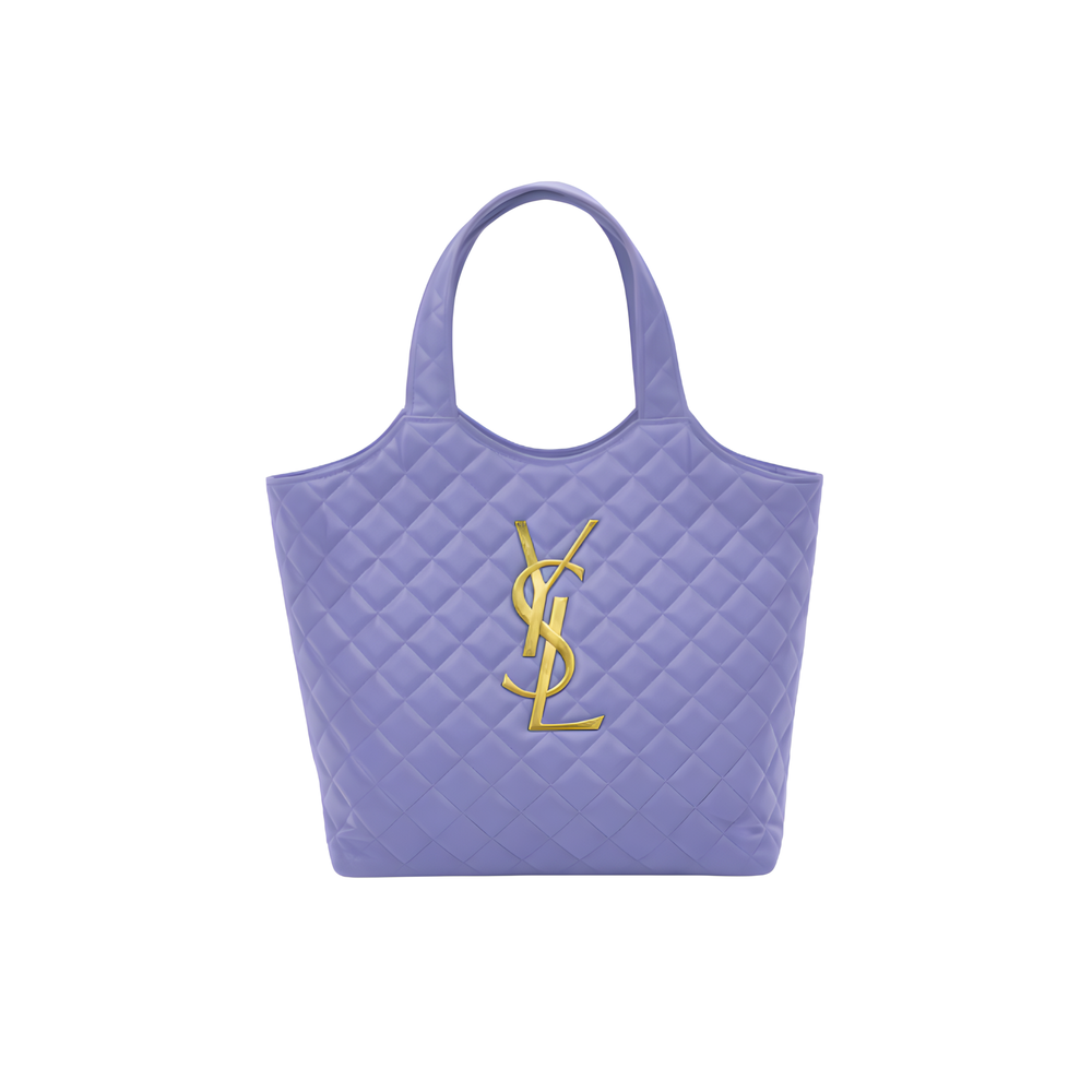 YSL Icare Maxi Powder Blue Lambskin