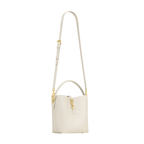 YSL Le 37 Shiny Leather White Vintage