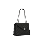 Saint Laurent Loulou Black Silver