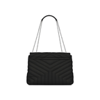 Saint Laurent Loulou Black Silver