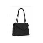 Saint Laurent Loulou Grey Black