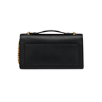 Saint Laurent Sunset Bag.made from Smooth / Crocodile-Embossed Calfskin Leather