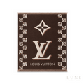 Louis Vuitton Checkered Leopard Scarf – Brown