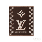 Louis Vuitton Checkered Leopard Scarf – Brown