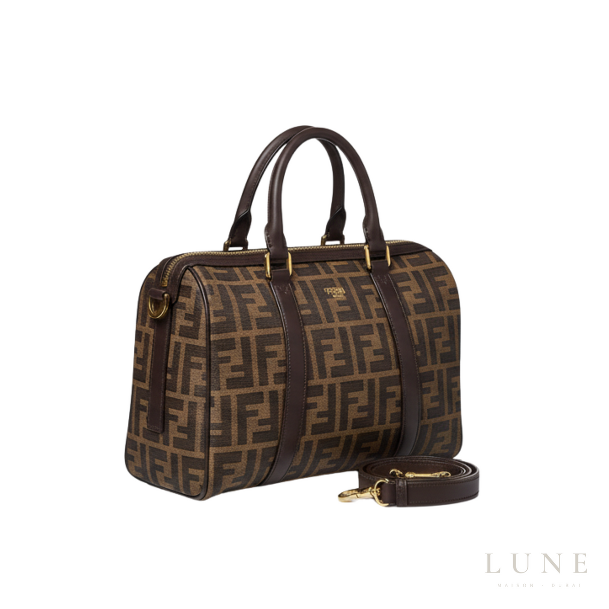 Fendi Boston 365 Medium Brown