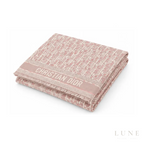 Dior Oblique Scarf – Dusty pink
