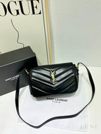 Saint Laurent Loulou Toy Crossbody Bag – Black
