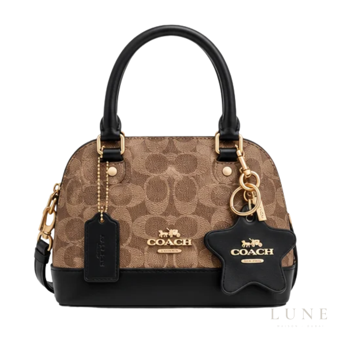 Coach Bag | Mini Sierra Satchel – Brown – Black