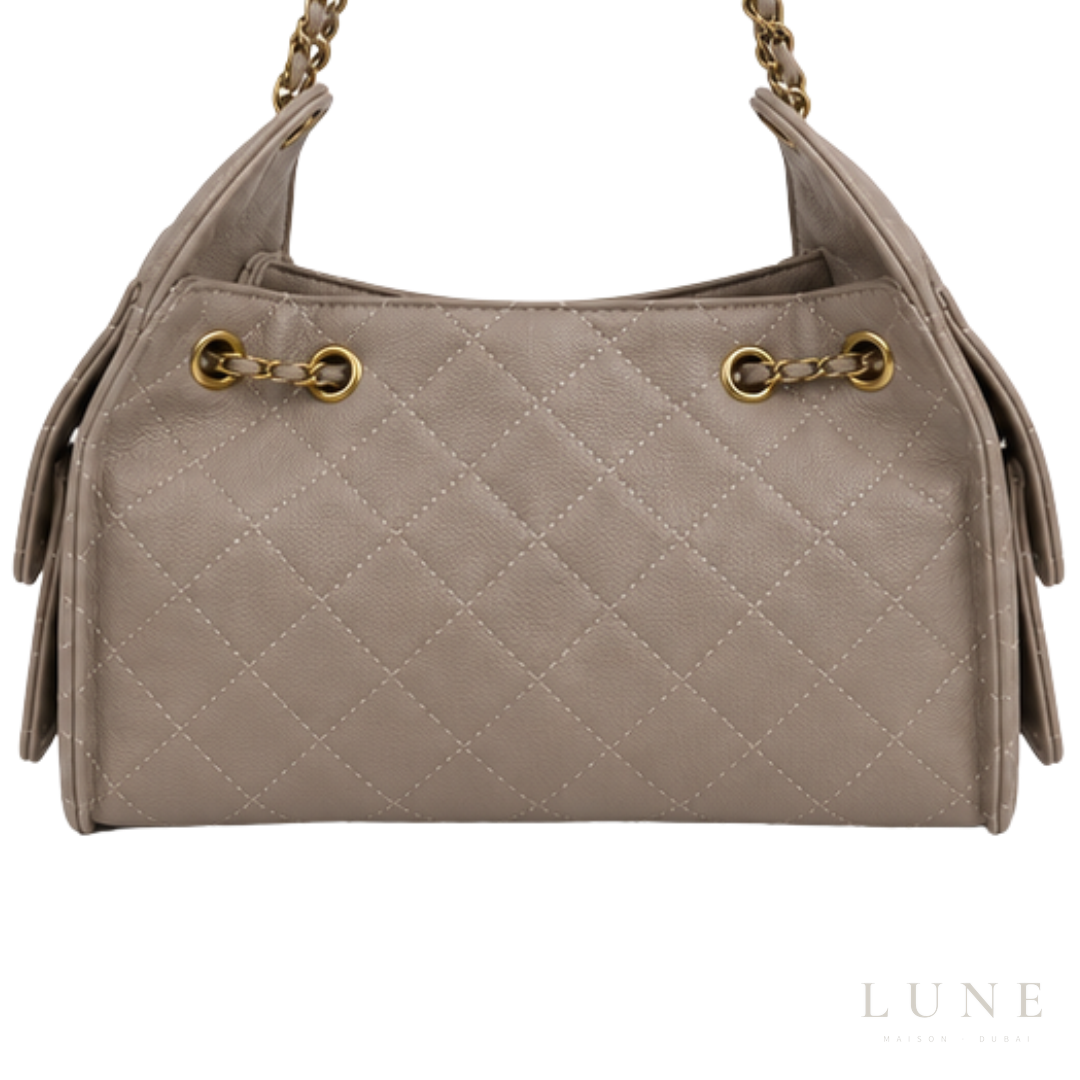 Chanel Bag | Chanel 25 Small Handbag – Hobo – Taupe – Beige