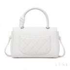 Chanel CC Turn-Lock Bag – White - View 4