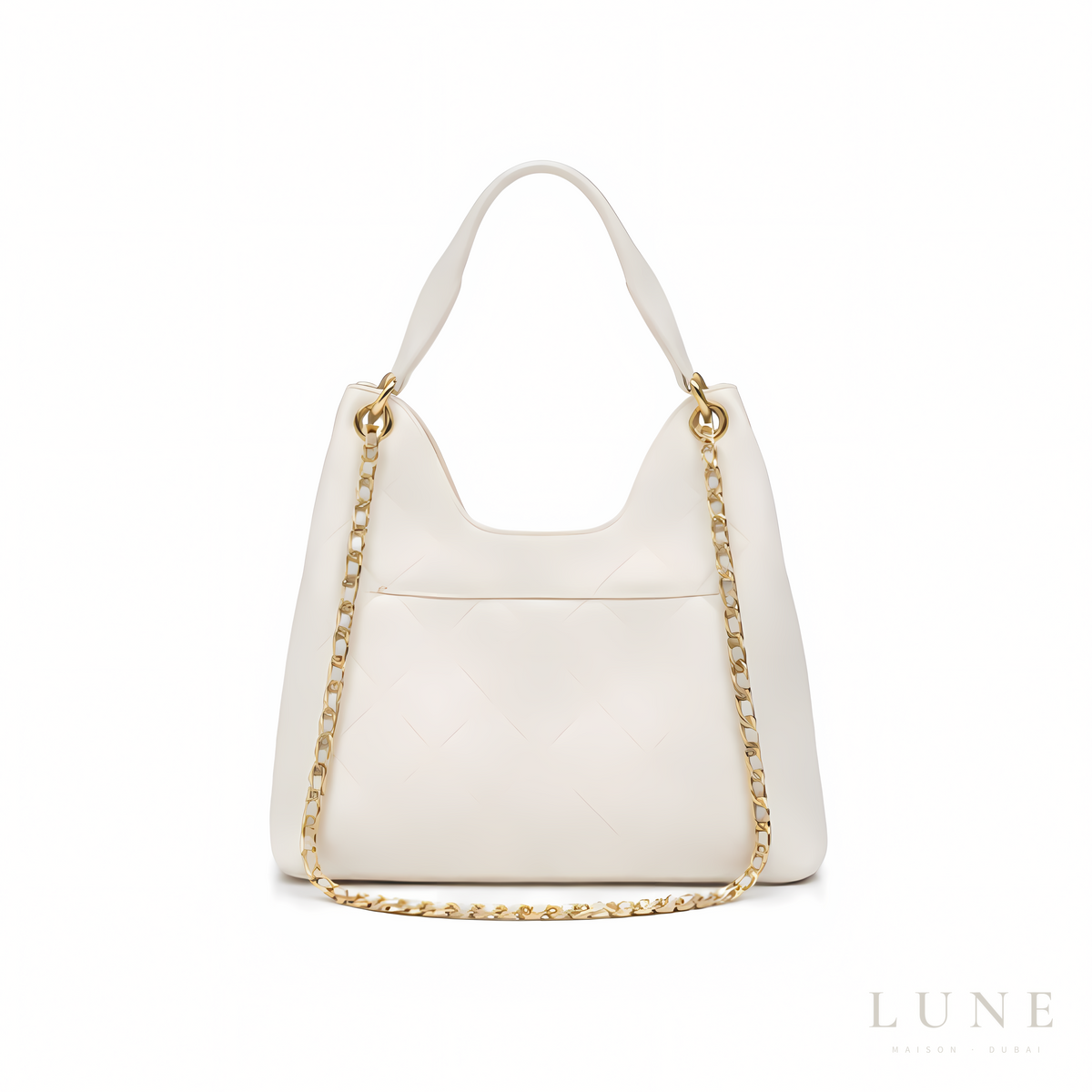 Chanel 25 Medium Hobo - Beige Caviar