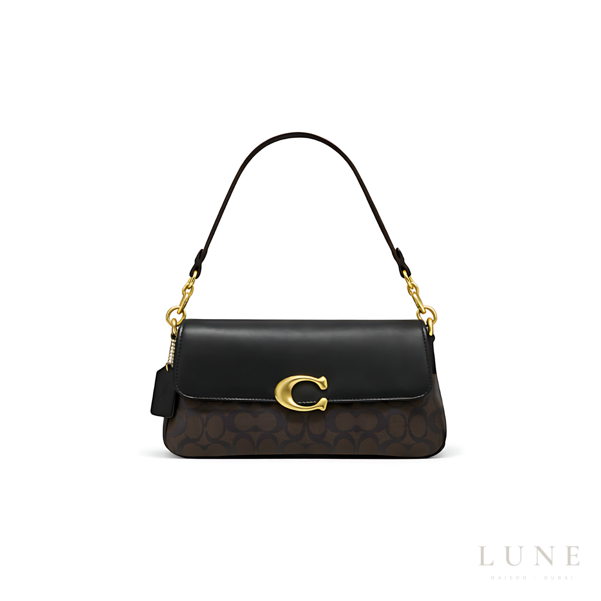 Coach Jet Shoulder Signature Canvas