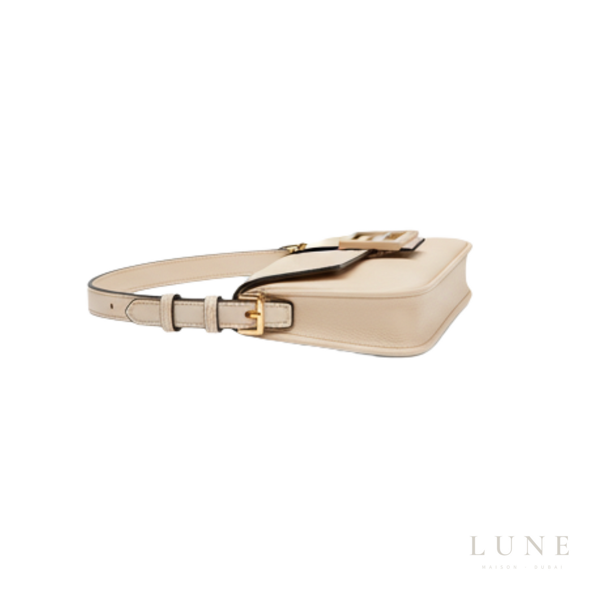 Fendi Baby B Selleria Calfskin Beige