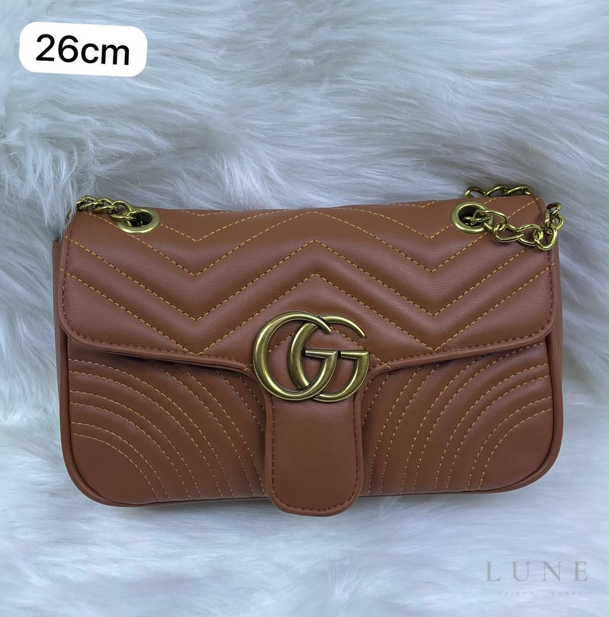 Gucci GG Marmont Small Bag – Brown