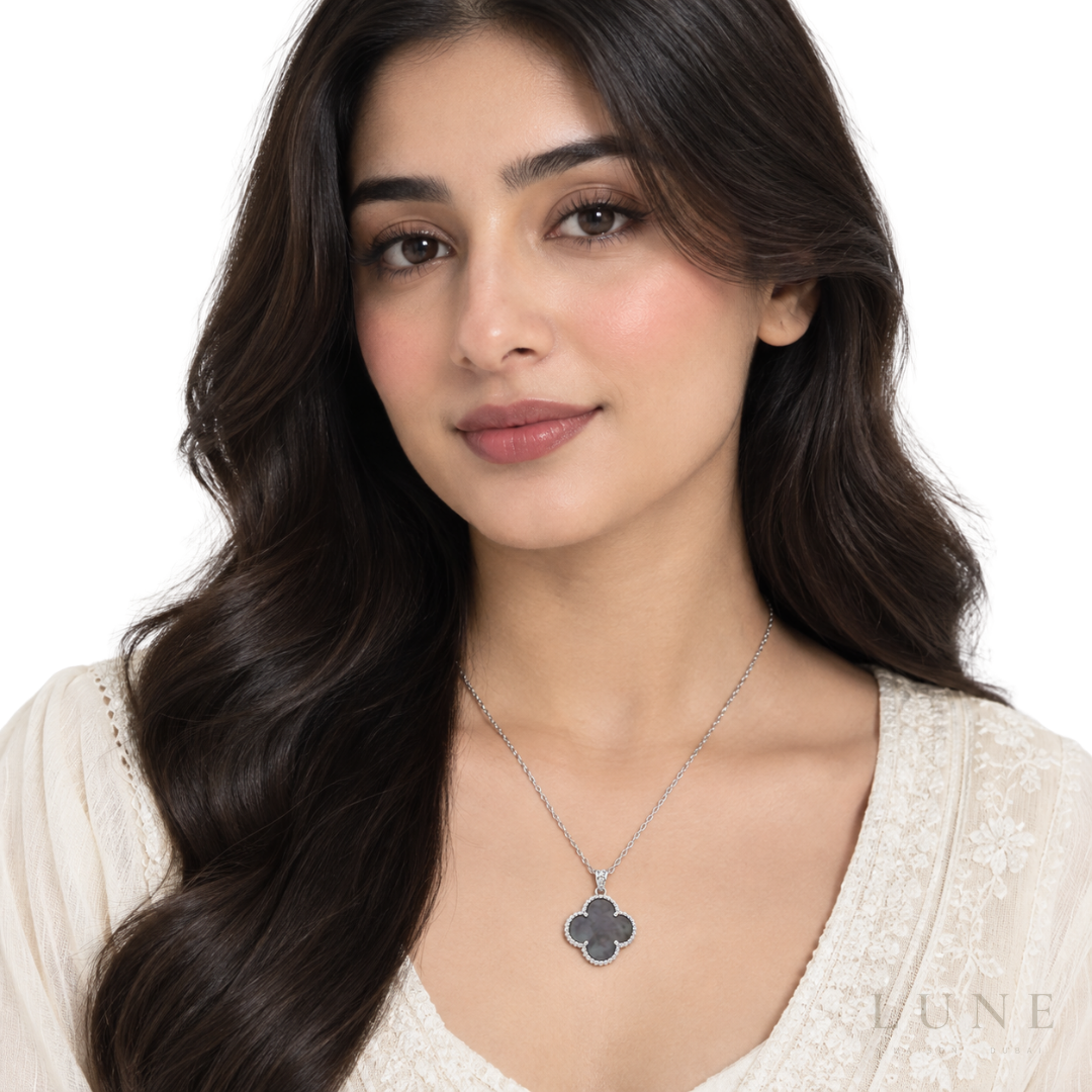 Van Cleef Alhambra Black Necklace